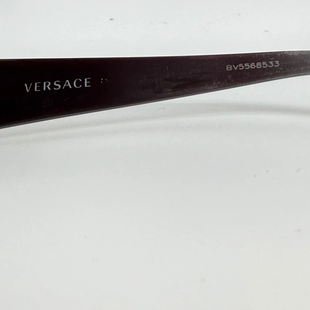 Versace BV5568533 Eyeglasses Brown Metal Rectangle Rhinestone Greek‎ Key 21628